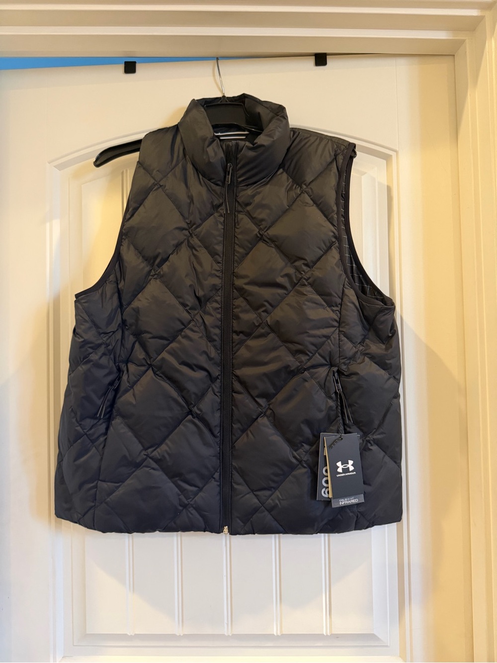 Under Armour Legend Black Quilted ColdGear Down Vest